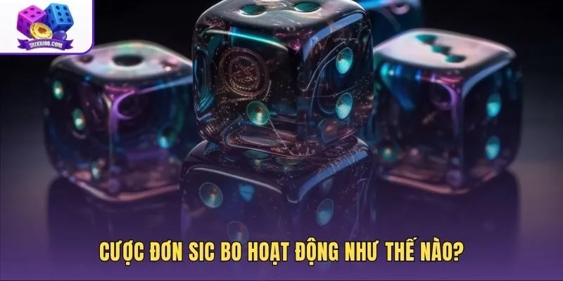 Vị trí cược một mặt số trên bàn Sic Bo ba xúc xắc
