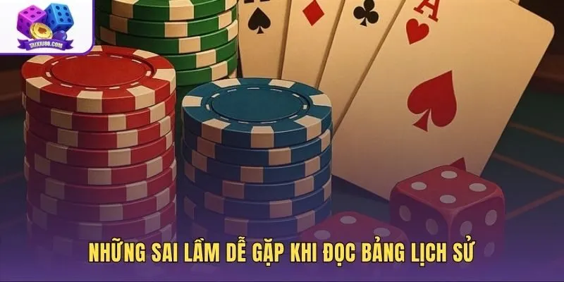 Các lỗi suy luận từ chuỗi mặt số trong lịch sử Sic Bo